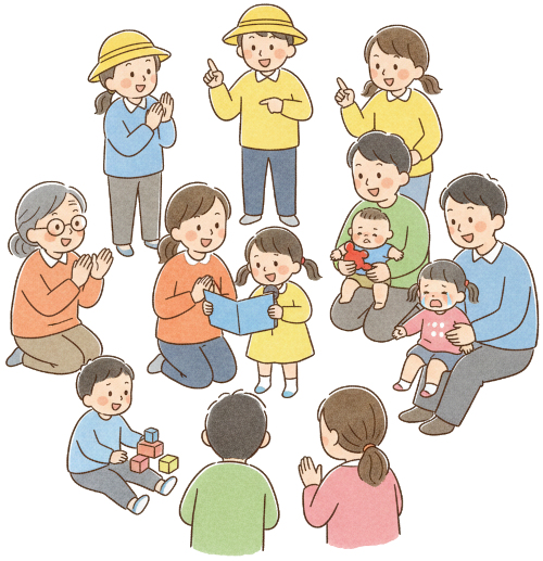 みんなで語らう